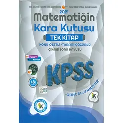 İnformal 2021 KPSS Matematiğin Kara Kutusu Tek Kitap Tamamı Çözümlü Konu Özetli Soru Bankası