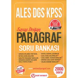 ALES DGS KPSS Paragraf Soru Bankası - Savaş Doğan - Veri Yayınevi