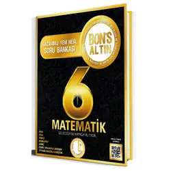 Levent İçöz 6. Sınıf Bons Altın Matematik Soru Bankası - Kolektif - Bons Yayınları