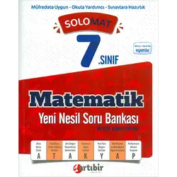 7.Sınıf Matematik SoloMat Soru Bankası Artıbir Yayınları