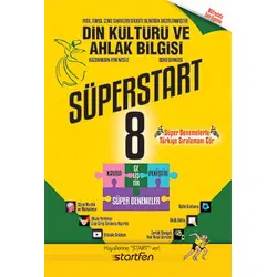 8. Sınıf LGS Din Kültürü ve Ahlak Bilgisi Süperstart Soru Bankası Startfen Yayınları