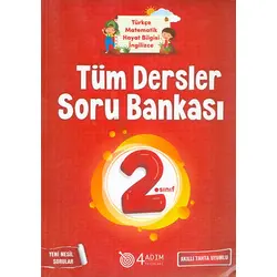 2. Sınıf Tüm Dersler Soru Bankası - Sevil Köybaşı - 4 Adım Yayınları