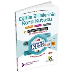 İnformal 2021 KPSS Eğitim Bilimlerinin Kara Kutusu Öğretim Yöntem Teknikleri Çıkmış Sorular