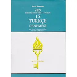 Altın Anahtar YKS TYT 15 Türkçe Denemesi 1. Oturum