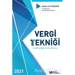 2021 Vergi Tekniği - Muharrem Özdemir - Akis Kitap