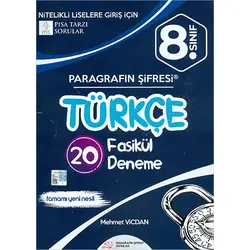 Paragrafın Şifresi 8.Sınıf LGS Türkçe Denemeleri 5 Sıralı 15 Genel Deneme