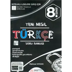 8.Sınıf LGS Türkçe Yeni Nesil Soru Bankası Paragrafın Şifresi Yayıncılık