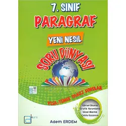 7.Sınıf Paragraf Yeni Nesil Soru Dünyası A Kare Yayınları