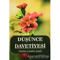 Düşünce Davetiyesi - Fatima Candan Seyda - Serencam Yayınevi