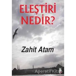 Eleştiri Nedir? - Zahit Atam - Cadde Yayınları