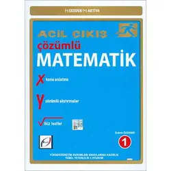 Yeni Başlayanlar için Acil Çıkış Çözümlü TYT Matematik 1 Fasikül Yayınları