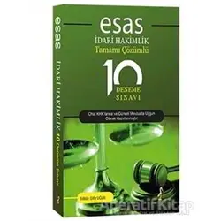 Esas İdari Hakimlik Tamamı Çözümlü 10 Deneme Sınavı