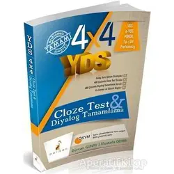 4x4 YDS Seti 3. Kitap Cloze Test, Diyalog Tamamlama - Mustafa Demir - Pelikan Tıp Teknik Yayıncılık