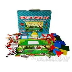 Dikkat ve Görsel Algı : Gölgeler, Renkler ve Şekiller - Kolektif - Yuka Kids