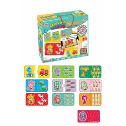 Maxi Konuşan Puzzle 2 Parçalı Sayılar - Akar Oyuncak