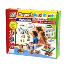 Jagu Magnet Araçlar 36 Parça Puzzle - Akar Oyuncak