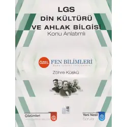 LGS Din Kültürü ve Ahlak Bilgisi Konu Anlatımlı Özel Fen Bilimleri