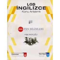 LGS İngilizce Konu Anlatımlı Özel Fen Bilimleri