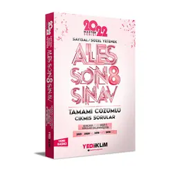 Yediiklim Ales Sayısal-Sözel Yetenek Tamamı Çözümlü Son 8 Sınav Çıkmış Sorular