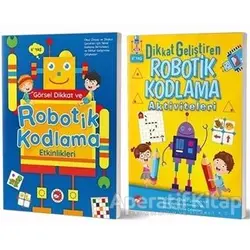 6+ Yaş İçin Temel Robotik Kodlama Aktiviteleri Seti (2 Kitap Takım)