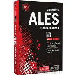 2021 ALES Konu Anlatımlı Video Destekli Pegem Akademi Yayınları