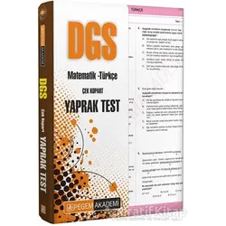 2021 DGS Matematik - Türkçe Çek Kopart Yaprak Test - Kolektif - Pegem Akademi Yayıncılık
