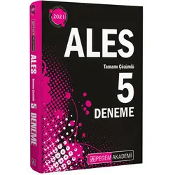 Pegem 2021 ALES Tamamı Çözümlü 5 Deneme