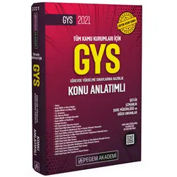 Pegem 2021 Tüm Kurumlar İçin Görevde Yükselme Sınavı Konu Anlatımlı
