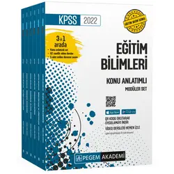 Pegem Akademi 2022 KPSS Eğitim Bilimleri Konu Anlatımlı Modüler Set