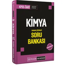 Pegem Akademi 2022 KPSS ÖABT Kimya Tamamı Çözümlü Soru Bankası