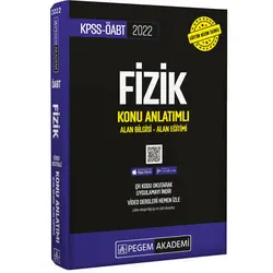 Pegem Akademi 2022 KPSS ÖABT Fizik Konu Anlatımlı