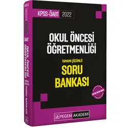 Pegem Akademi 2022 KPSS ÖABT Okul Öncesi Öğretmenliği Soru Bankası