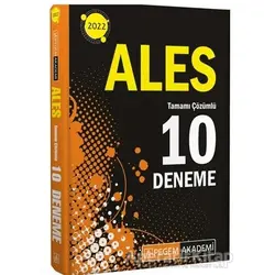 ALES Tamamı Çözümlü 10 Deneme - Kolektif - Pegem Akademi Yayıncılık