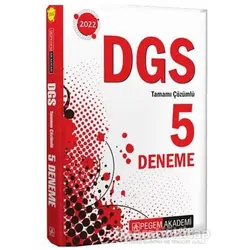 Pegem Akademi 2022 DGS Tamamı Çözümlü 5 Deneme