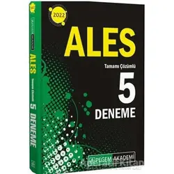 ALES Tamamı Çözümlü 5 Deneme - Kolektif - Pegem Akademi Yayıncılık