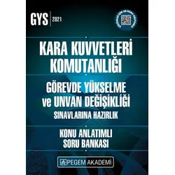 Pegem GYS Kara Kuvvetleri Komutanlığı Görevde Yükselme ve Unvan Değişikliği