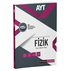 Pegem Akademi 2022 AYT Fizik Ders İşleme Föyü