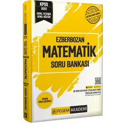 Pegem Akademi 2022 Genel Yetenek Genel Kültür Ezberbozan Matematik Soru Bankası