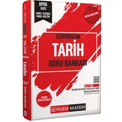Pegem Akademi 2022 Genel Yetenek Genel Kültür Ezberbozan Tarih Soru Bankası