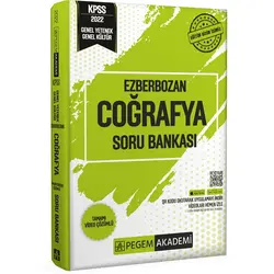 Pegem Akademi 2022 Genel Yetenek Genel Kültür Ezberbozan Coğrafya Soru Bankası