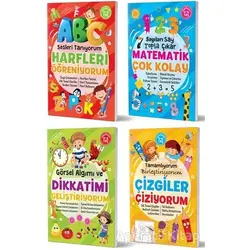 5-6 Yaş Zekamı Geliştiriyorum Etkinlik Seti (4 Kitap Takım) - Tuba Öztürk - Beyaz Balina Yayınları