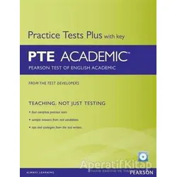 PTE Academic Practice Tests Plus With Key - Kolektif - Pearson Ders Kitapları