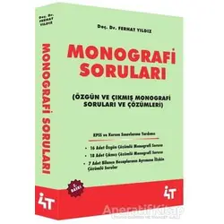 Monografi Soruları - Ferhat Yıldız - 4T Yayınları
