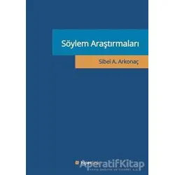 Söylem Araştırmaları - Sibel A. Arkonaç - Hiperlink Yayınları