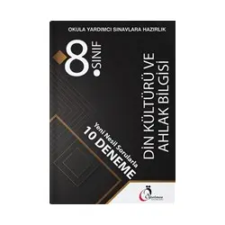8.Sınıf Din Kültürü ve Ahlak Bilgisi Yeni Nesil Sorularla 10 Deneme Öğretmen Yayınevi