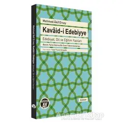 Mehmed Akif Ersoy Kavaid-i Edebiyye - Kolektif - Büyüyen Ay Yayınları