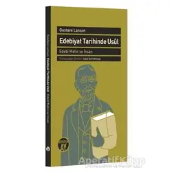 Edebiyat Tarihinde Usül - Gustave Lanson - Büyüyen Ay Yayınları