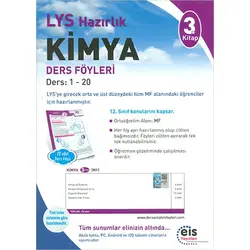 LYS Hazırlık Kimya Ders Föyleri 3.Kitap Eis Yayınları