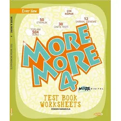 Kurmay ELT More and More English 4 Worksheets Test Book
