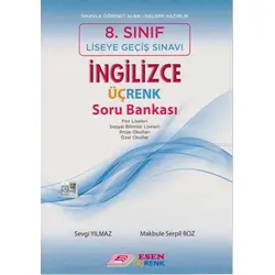 Esen 8.Sınıf LGS İngilizce Üçrenk Soru Bankası